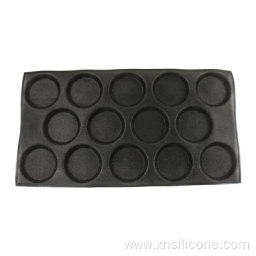 Food Grade Nonstick 14 buns Silicone Baking Mold